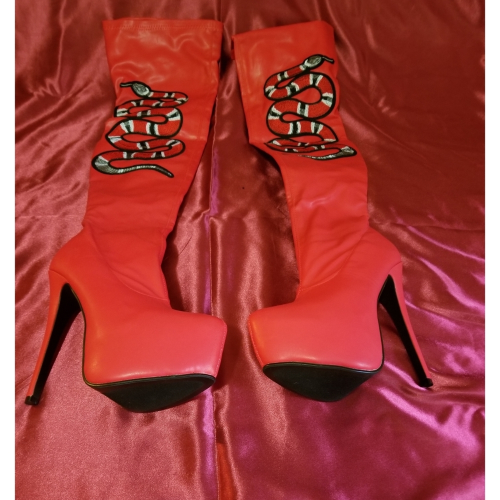 Red boots
